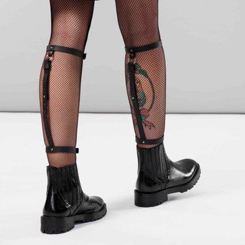 Гартеры для голеней Bijoux Indiscrets Maze Back Leg Garter BJ0258 фото