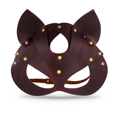 Премиум маска кошечки LOVECRAFT, натуральная кожа, подарочная упаковка SO3315 фото