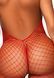 Бодистокинг Leg Avenue Racer neck bodystocking, цвет Red SO9158 фото 4