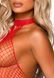 Бодистокинг Leg Avenue Racer neck bodystocking, цвет Red SO9158 фото 3