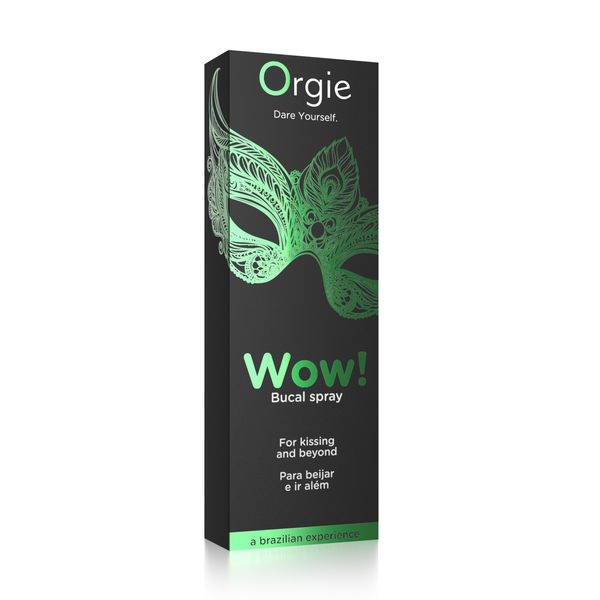 Spray do seksu oralnego WOW! LÓD TRUSKAWKOWY, 10 ml ORGIE (Brazylia-Portugalia)