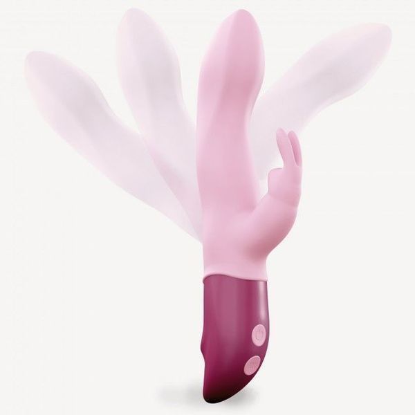 Wibrator Love To Love Hello Rabbit z giętkim trzonem i stymulacją punktu G, 2 silniczki, kolor Pink