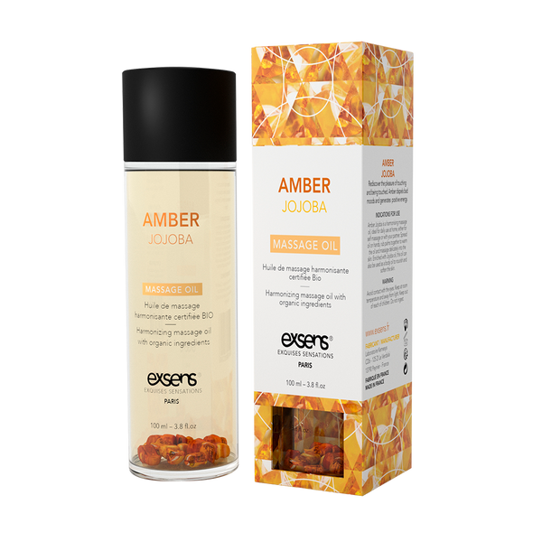 Массажное масло EXSENS Amber Jojoba (гармонизирующее с янтарем) 100мл, натуральное SO2369 фото