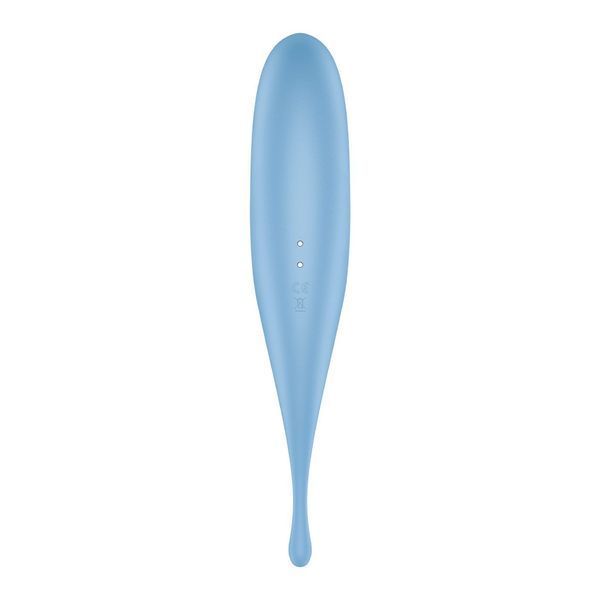 Вибратор для клитора с вакуумной стимуляцией Satisfyer Twirling Pro, цвет Light Blue SO7801 фото