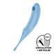 Вибратор для клитора с вакуумной стимуляцией Satisfyer Twirling Pro, цвет Light Blue SO7801 фото 1