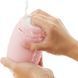 Masturbator TENGA PUFFY Strawberry, ultramiękki materiał, wielokrotnego użytku, z otworem przelotowym