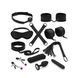 Набор Liebe Seele Black Lace and Neoprene 11pcs Bondage Kit SO9509 фото 1