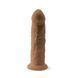 SilexD Henry Caramel dildo (MODEL 2 size 7.5in), two-layer, silicone + Silexpan, diameter 4.8 cm