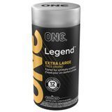 Презервативи ONE Legend XL, 12 шт, збільшений розмір, розширення на кінці, подарункове паковання-тубус SX0795 фото Safeyourlove