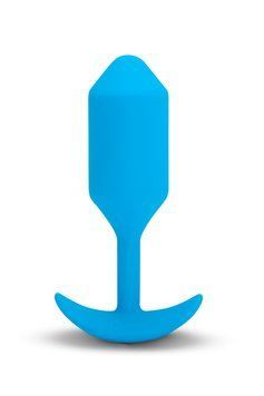 Анальна пробка з вібрацією b-Vibe VIBRATING SNUG PLUG BV-035BLU SafeYourLove