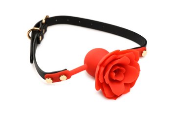 Кляп Master Series Blossom Silicone Rose Gag - Red SO8801 SafeYourLove