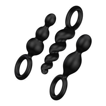 Zestaw zabawek analnych Satisfyer Booty Call, kolor Black