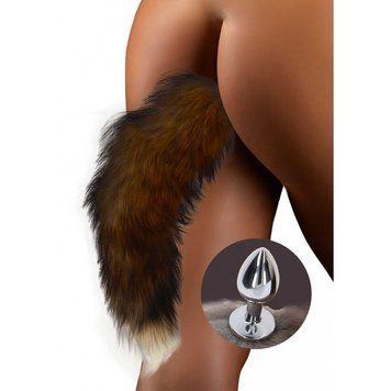 Анальний хвіст із металевою пробкою Foxtail Buttplug TABOOM T17137 SafeYourLove