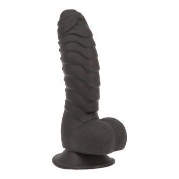 Фаллоимитатор ADDICTION Ben 7" Dildo With Balls Black, виброшар в подарок SX3156 фото