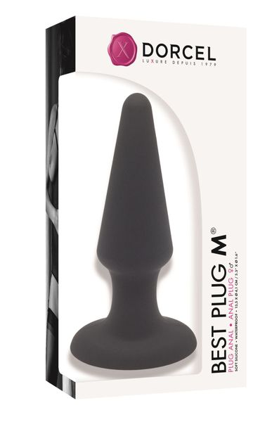 Анальная пробка Dorcel Best Plug M мягкий soft-touch силикон, макс. диаметр 4,1см SO2048 фото