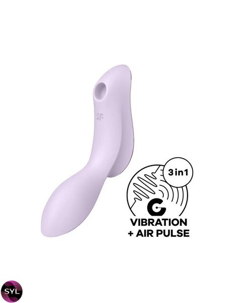 Вакуумний стимулятор з вібрацією Satisfyer Curvy Trinity 2 SO6084 SafeYourLove