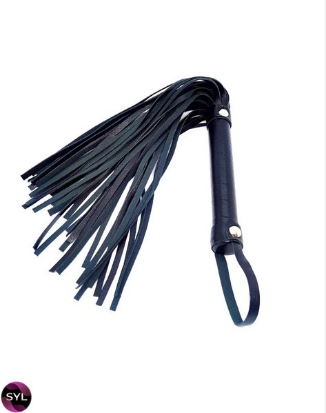 Флоггер екошкіра L DS Fetish Flogger чорний 39 см 292402178 SafeYourLove