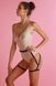 Гартери One Size G15, з натуральної шкіри, чорні, One Size G15 фото 1 Safeyourlove