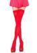Плотные непрозрачные чулки Leg Avenue Opaque Nylon Thigh Highs, цвет Red SO7982 фото