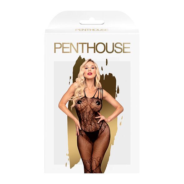 Бодистокинг с доступом к попке Penthouse - Dirty mind black SO4403 фото