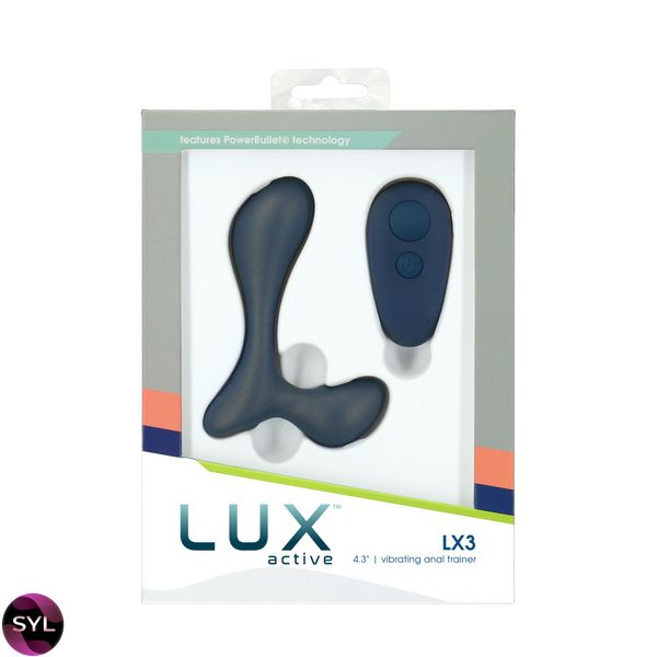 Вібромасажер простати Lux Active LX3 Vibrating Anal Trainer, пульт ДК SO6836 SafeYourLove