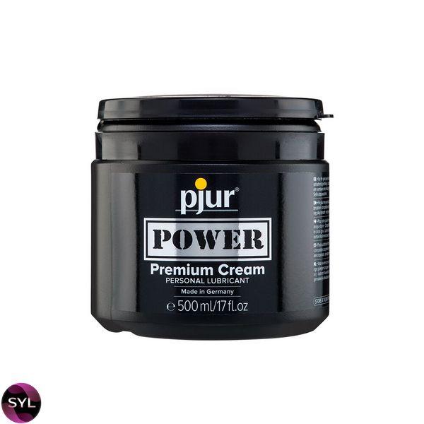 Густа змазка для фістингу та анального сексу pjur POWER Premium Cream 500 мл на гібридній основі PJ10300 SafeYourLove