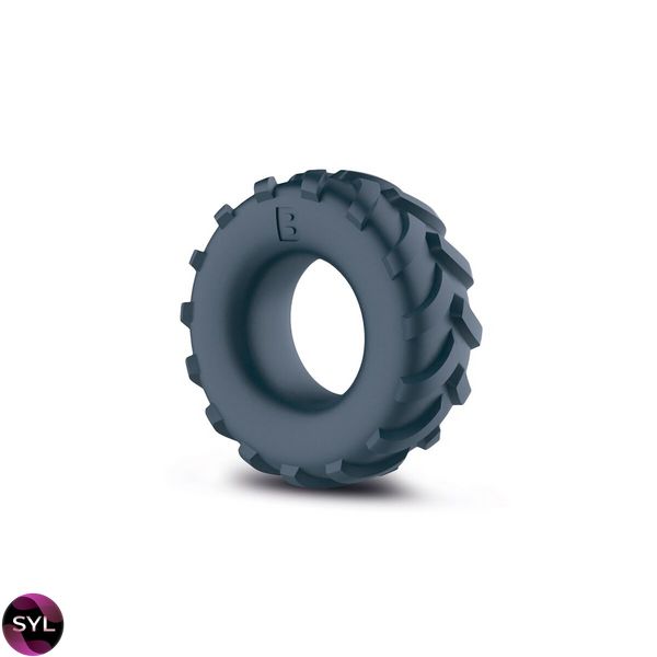 Эрекционное кольцо Boners Tire Cock Ring - Grey SO8848 фото