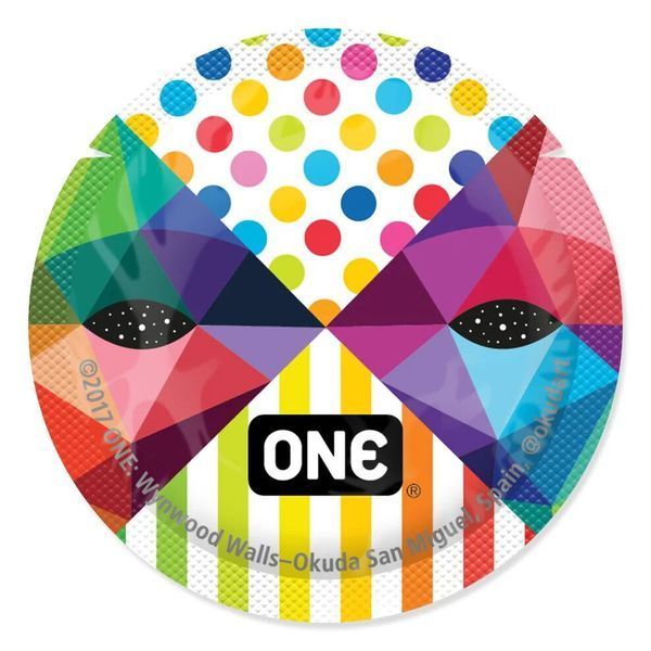 Набір презервативів ONE Classic Select Artist Collection, 100 шт, зі змазкою, паковання-тубус SX0741 SafeYourLove