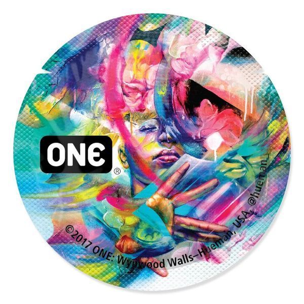 Набір презервативів ONE Classic Select Artist Collection, 100 шт, зі змазкою, паковання-тубус SX0741 SafeYourLove