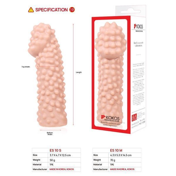 Nakładka na penisa Kokos Extreme Sleeve ES.10