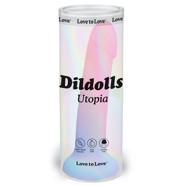 Дилдо с цветным градиентом Love To Love DILDOLLS - UTOPIA ультрамягкий, размер S SX2848 фото