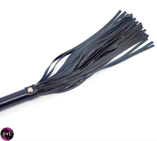 Флоггер екошкіра L DS Fetish Flogger чорний 39 см 292402178 SafeYourLove