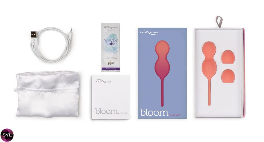 Смарт вагінальні кульки з вібрацією We-Vibe Bloom, діаметр 3,3 см, маса 45, 65, 80 г SO6922 SafeYourLove