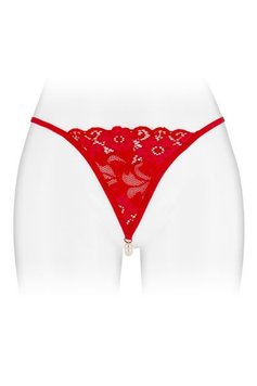 Трусики-стрінги з перлинною ниткою Fashion Secret VENUSINA Red SO2250 SafeYourLove