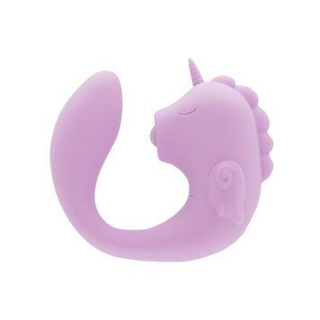 Вібратор-єдиноріжка Unihorn &ndash; C Horse &ndash; Marina Lilac, вагінально-кліторальна стимуляція, 2 мотори по 10 режимів SX2863 SafeYourLove