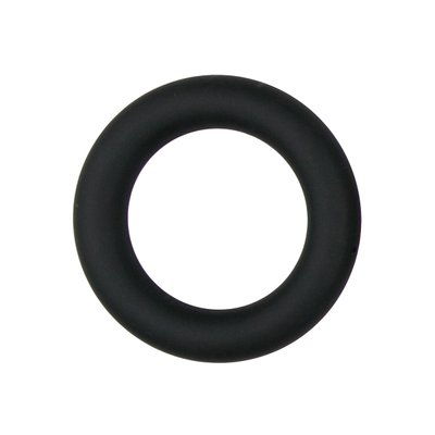 Кольцо на пенис силиконовое, черное, S ET085BLK-S фото