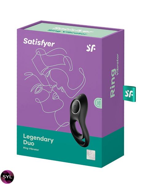 Ерекційне кільце з вібрацією Satisfyer Legendary Duo для члена та мошонки SO5545 SafeYourLove