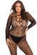 Мереживний бодістокінг з відкритим доступом Rene Rofe, чорний, XL/2XL 757084XBLK1X2 фото 1 Safeyourlove