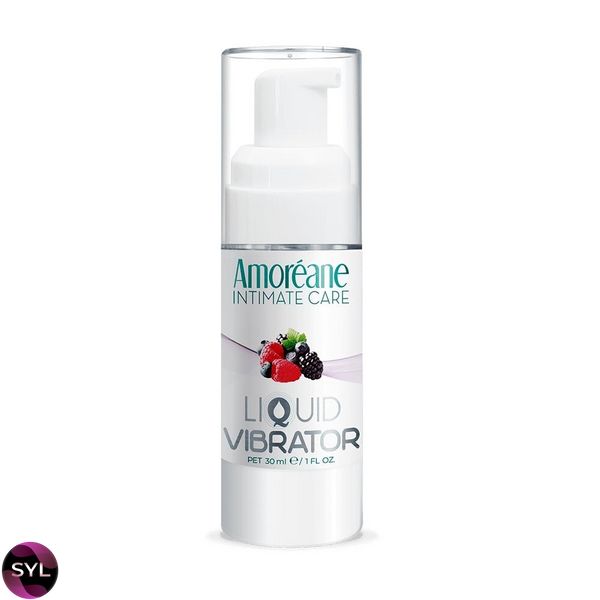 Лубрикант з ефектом вібрації Amoreane Med Liquid Vibrator Berries (30 мл) SO5970 SafeYourLove