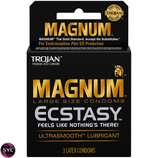 Упаковка 3шт Trojan Magnum Ecstasy UCIU001153 SafeYourLove