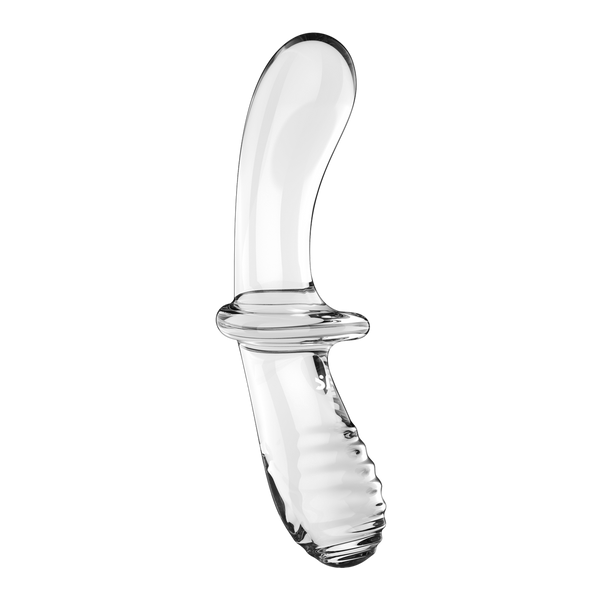 Przezroczysty szklany dildo Double Crystal kolor: transparentny Satisfyer (Niemcy)