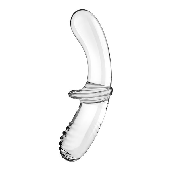 Przezroczysty szklany dildo Double Crystal kolor: transparentny Satisfyer (Niemcy)
