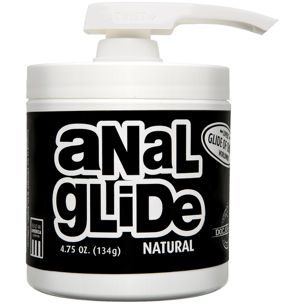 Анальна змазка на олійній основі Doc Johnson Anal Glide Natural (134 г) тривале ковзання SO1567 SafeYourLove