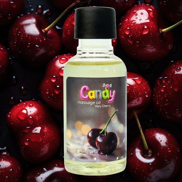 Олія масажна Candy з ароматом Вишня, 50 мл CN80420 SafeYourLove