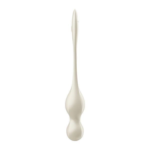 White Satisfyer Love Birds 1 Connect App White Smart Vibrating Vaginal Balls, 78 g