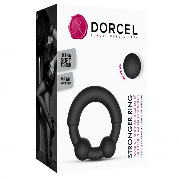 Ерекційне кільце з металевими вставками Dorcel STRONGER RING SO5077 SafeYourLove