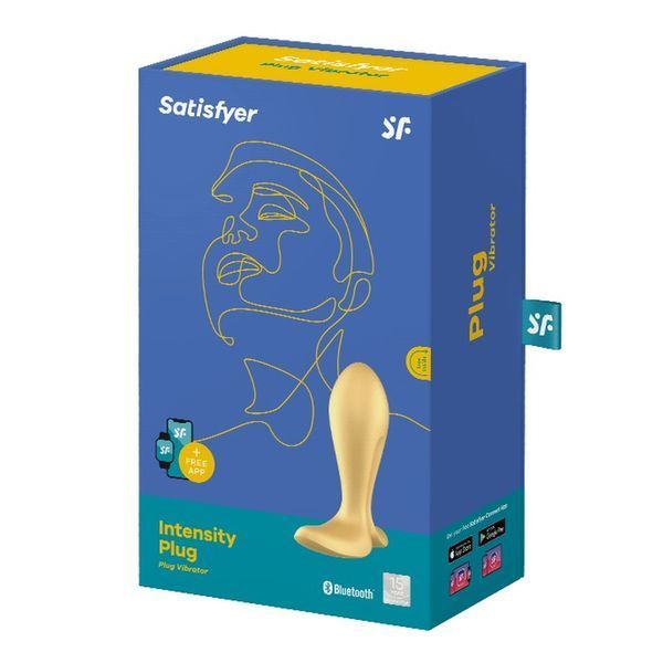 Анальний смарт-пробка з вібрацією Satisfyer Intensity Plug, золотий ST4003245 SafeYourLove