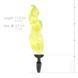 Korek analny z ogonkiem Silikonowy korek analny z ogonkiem, Yellow