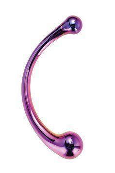 DT21835 Zakrzywiony szklany dildo Dream Toys GLAMOUR GLASS ZAKRZYWIONA R&Oacute;ŻDŻKA