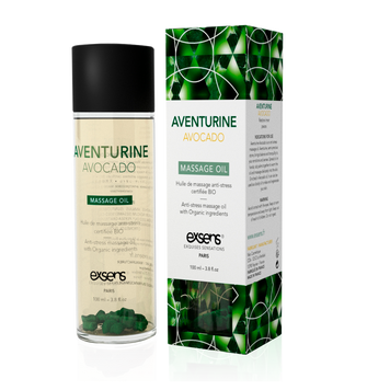 Olejek do masażu EXSENS Aventurine Avocado (antystres z awenturynem) 100ml, naturalny